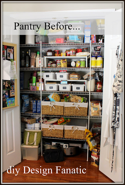 diy Design Fanatic: How To Organize Your Pantry