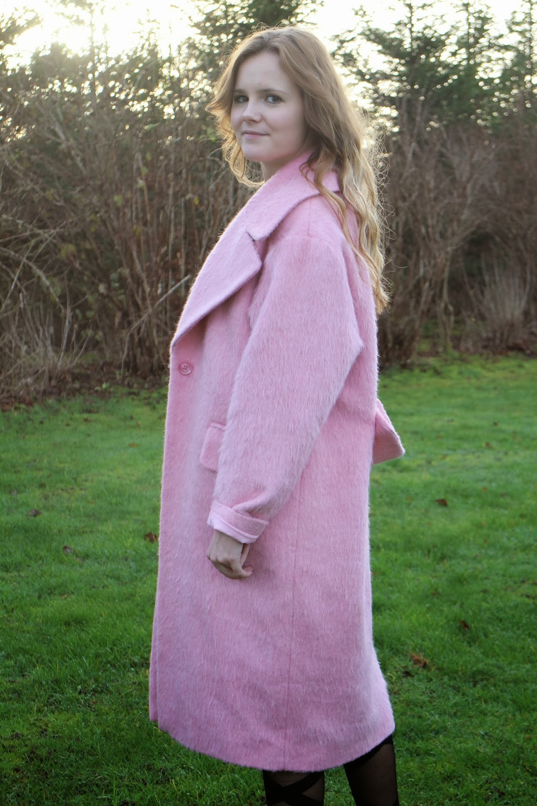 Lines Fashion World: That Pink Coat