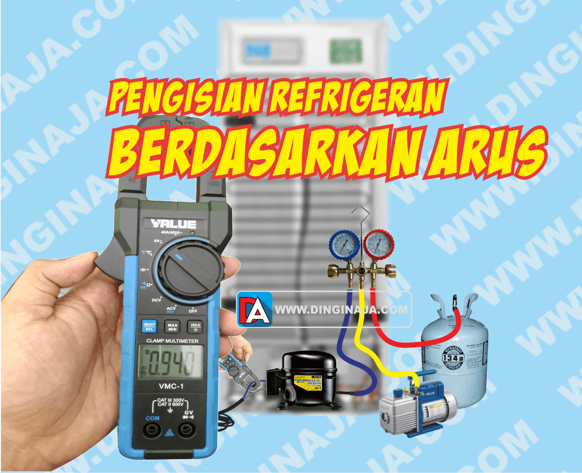 Pengisian Refrijeran Freon Pada Kulkas Berdasarkan Arus Dinginaja