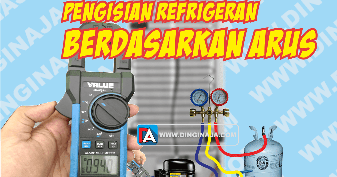 Pengisian Refrijeran Freon Pada Kulkas Berdasarkan Arus Dinginaja