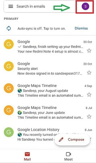 Gmail account remove of all devices