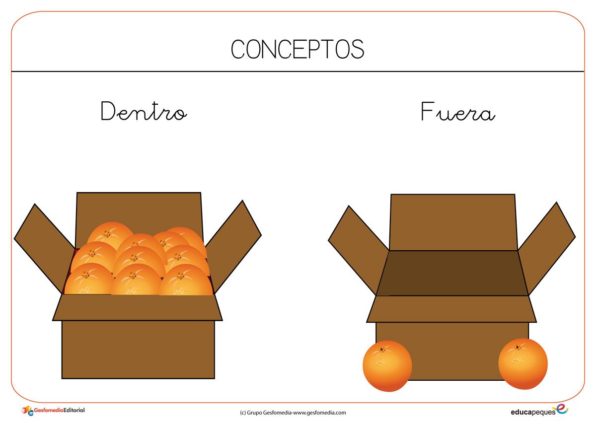 LOS PEQUES DEL CRISTO Trabajamos el concepto dentro fuera ( 3 años) LOS PEQUES DEL CRISTO Trabajamos el concepto dentro fuera ( 3 años)