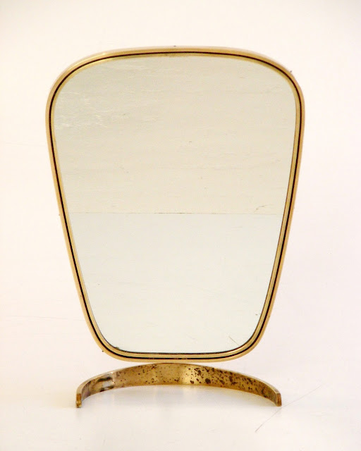 VAMP FURNITURE Vintage solid brass dressing table mirror just in_04