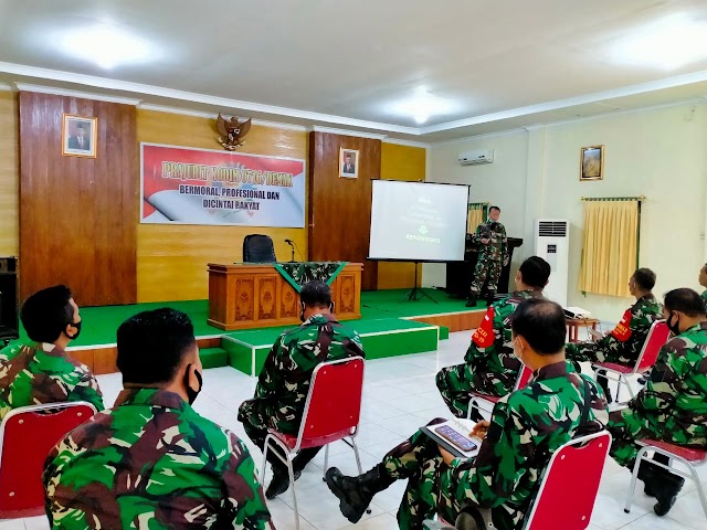 Kodim 0716/Demak Gelar Sosialisasi Administrasi Umum TNI-AD