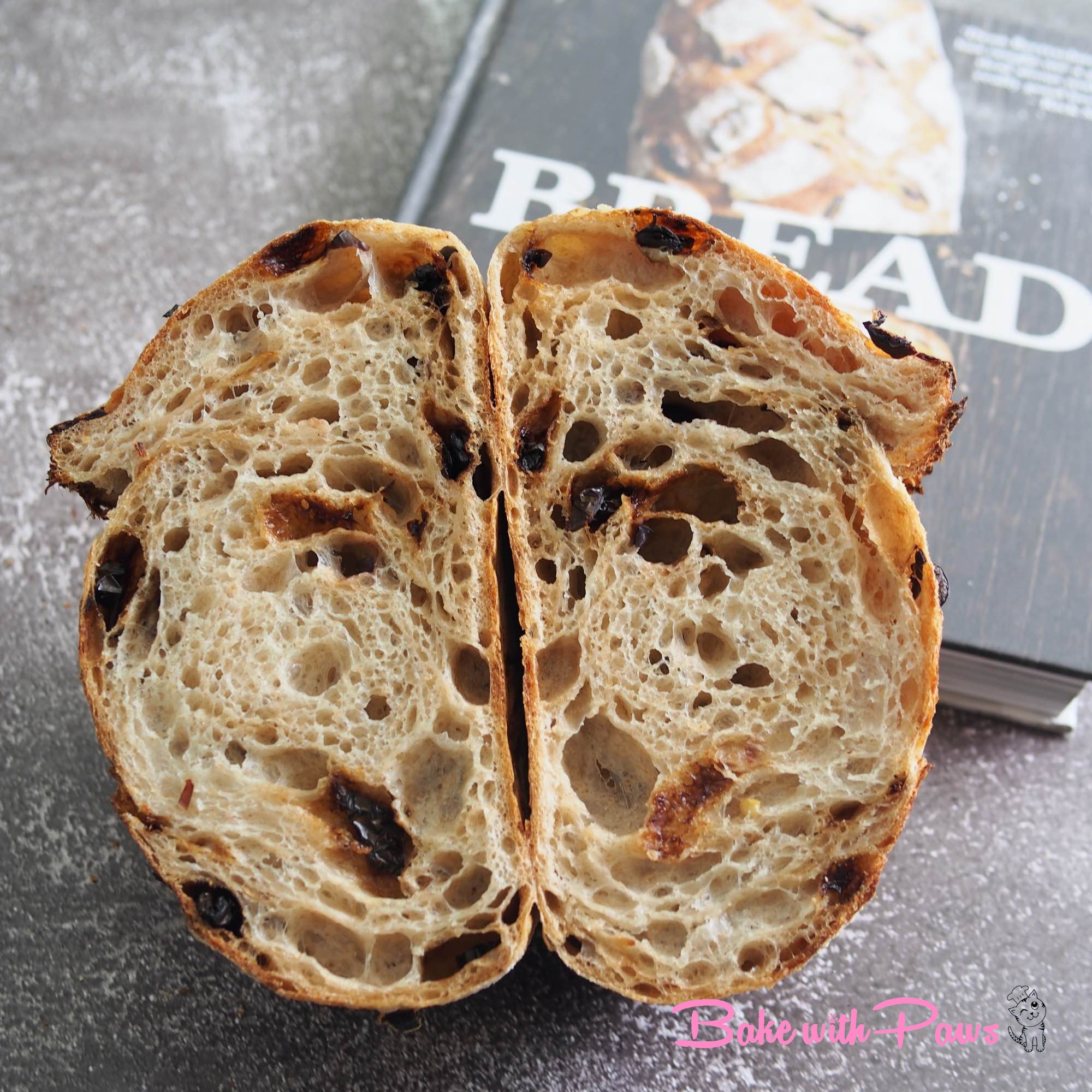 SunDried Tomato and Olive Sourdough Bread BAKE WITH PAWS