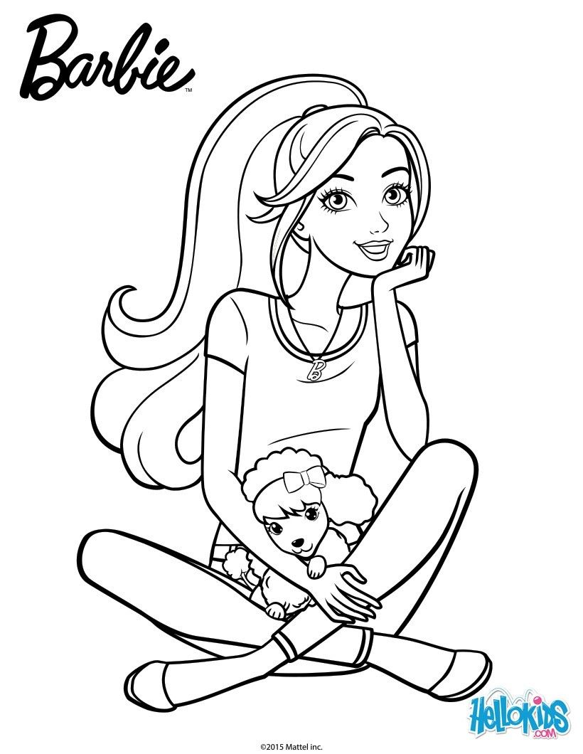 150 Desenhos da Barbie para Colorir e Imprimir