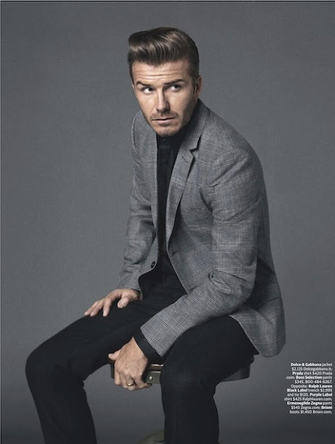 Syriously in Fashion: David Beckham on WSJ Cover - October issue 2011
