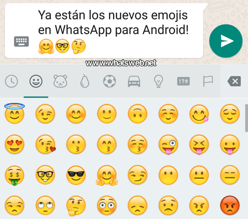 Nuevos emojis para WhatsApp en Android