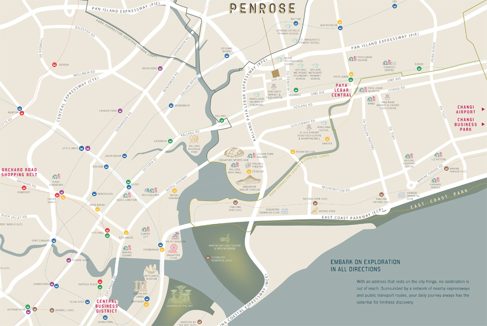 Penrose Location Map