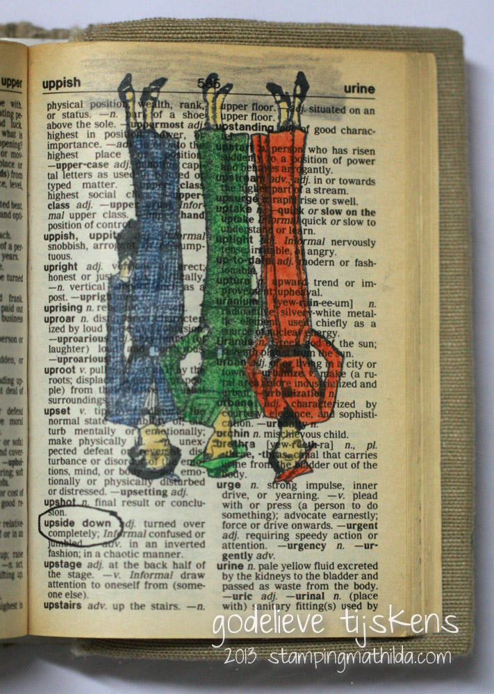 StampingMathilda Dictionary Upside Down
