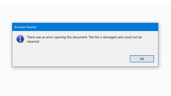 Réparer un PDF à l'aide de PDF Fixer Tool sous Windows 10