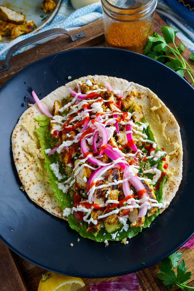 Chicken Shawarma Warps