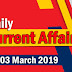 Kerala PSC Daily Malayalam Current Affairs 03 Mar 2019