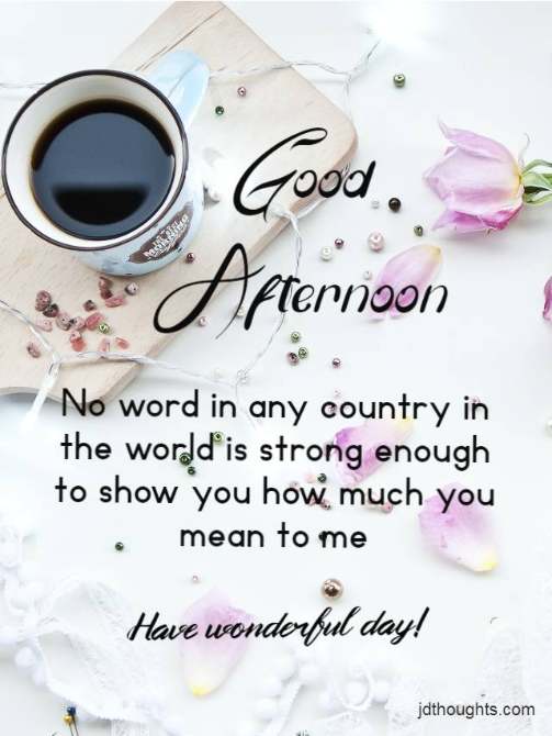 Best 2021 Good afternoon love messages and quotes with love images