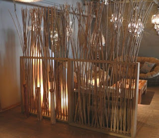 contoh sekat ruangan minimalis dari bambu