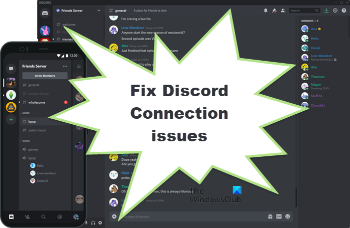 Solucionar problemas de conexión de Discord