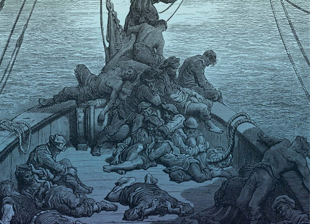 Сражённые цингой моряки. Иллюстрация Гюстава Доре