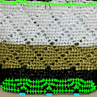 crochet pattern of single stitch arrangement, 細編みアレンジの透かしダイヤ模様, 短针为主的钩针编织菱形花样