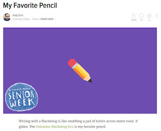 My Favorite Pencil