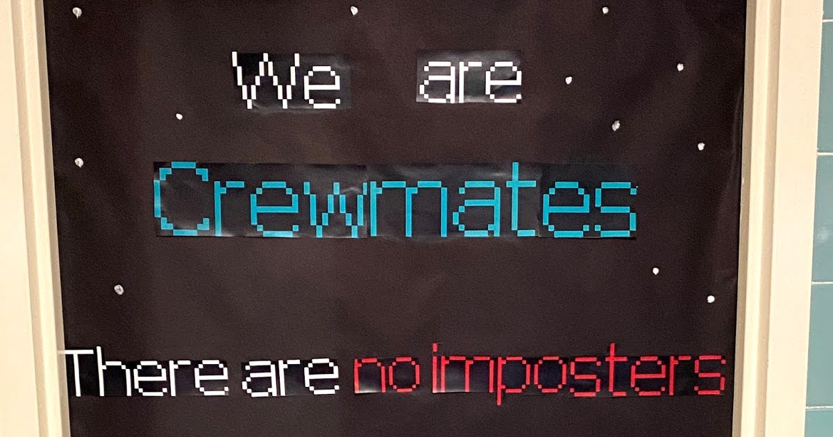 Your Smarticles Among Us Classroom Door Decoration