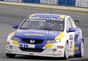 Giovanardi finished third in the 2005 World Championship in this Honda Accord