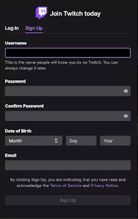 Twitch App Sign Up In Hindi