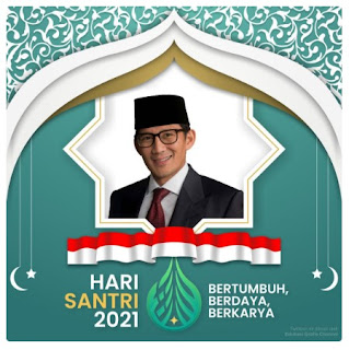 twibbon hari santri nasional 2021 - kanalmu