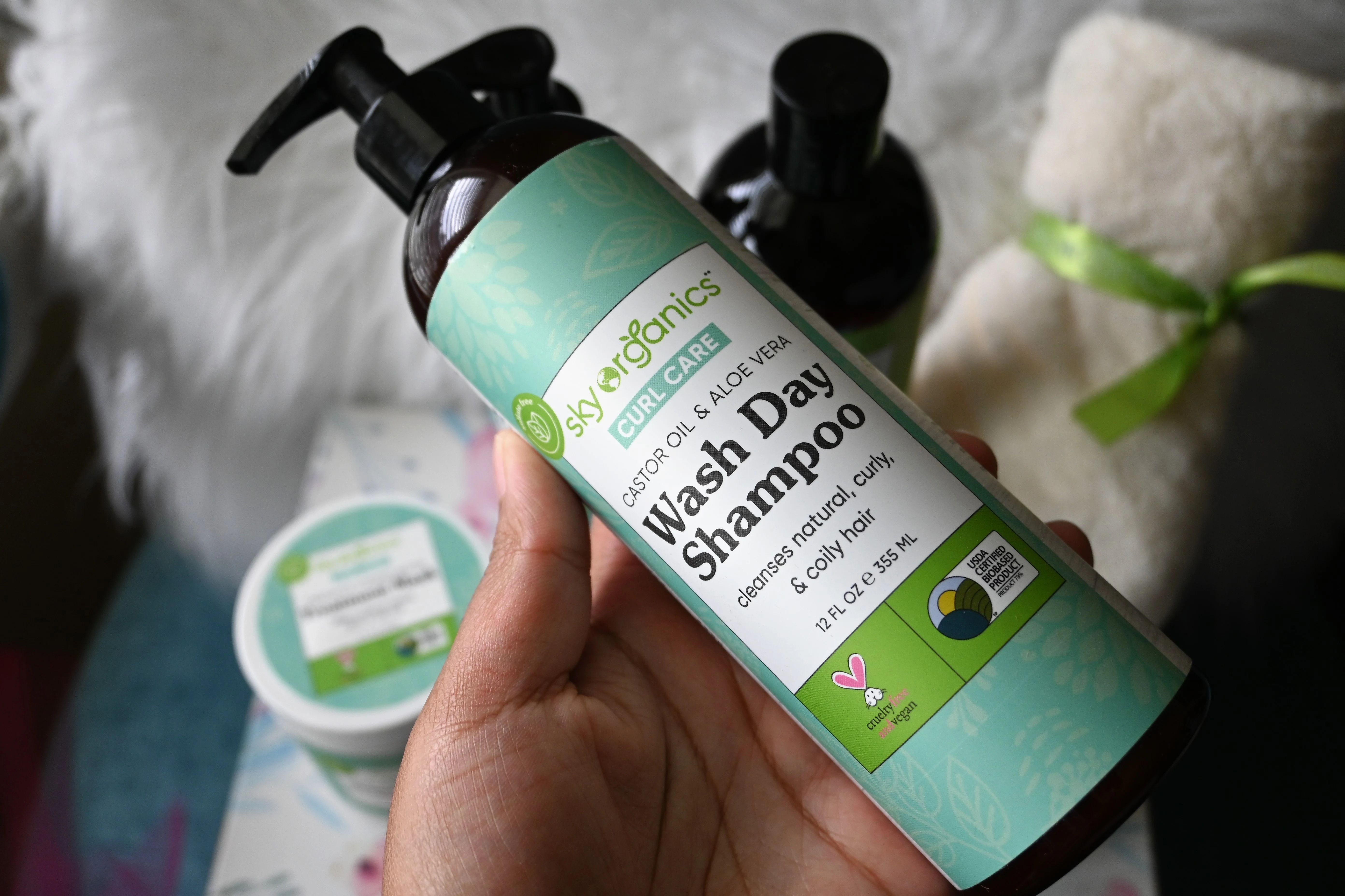 My Washday Routine ft. Sky Organics Curl Care Line