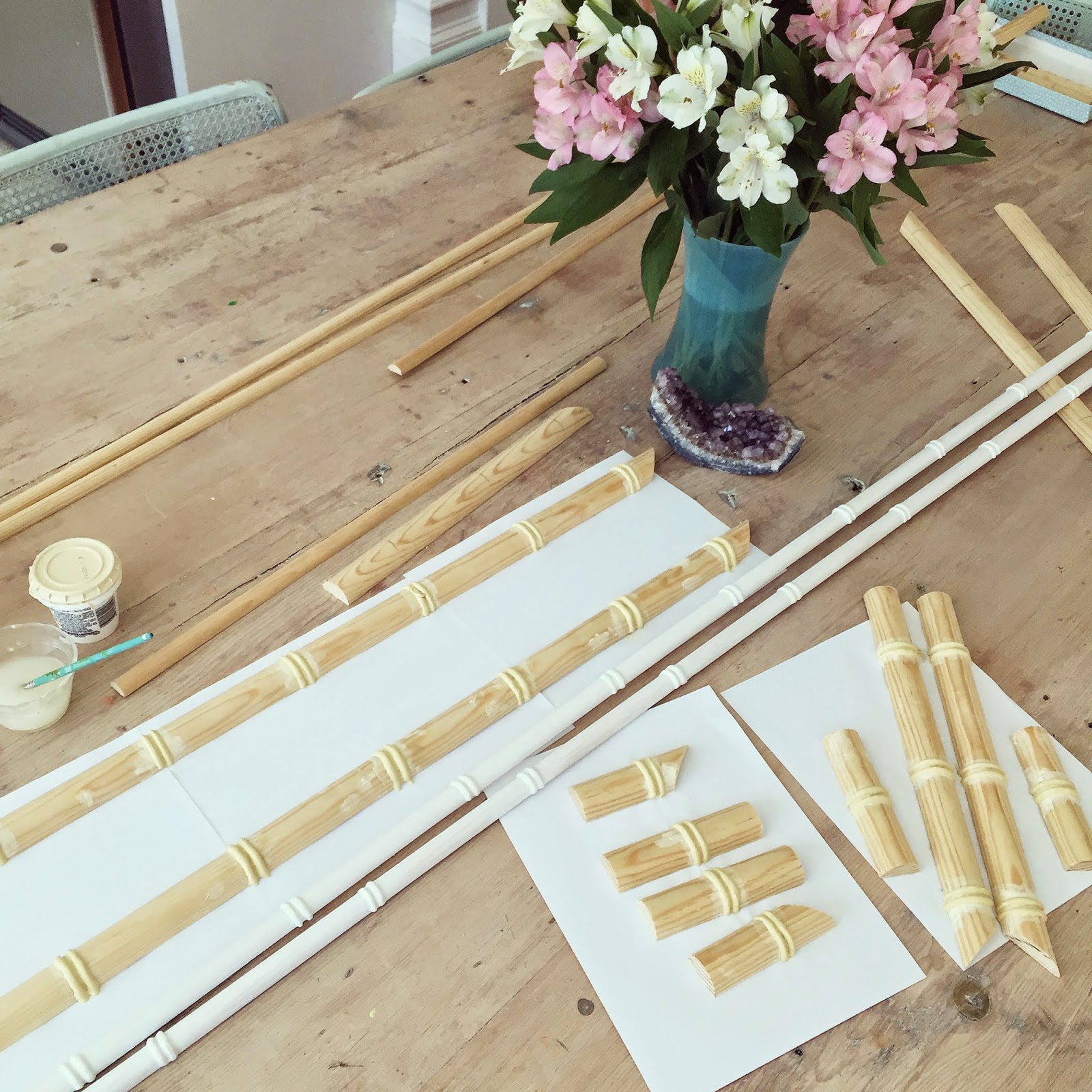 SHINY THINGS DIY Faux Bamboo Moulding