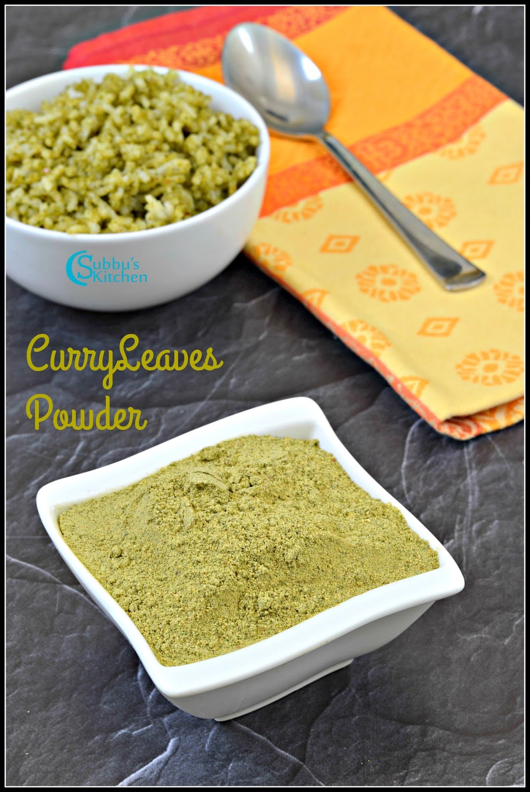 Curry Leaves powder recipe (Karuveppilai podi) Subbus Kitchen