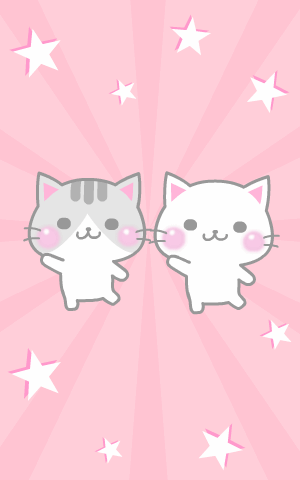 LINE 공식 스티커 - Animated Cats Moving Backgrounds Example with GIF Animation