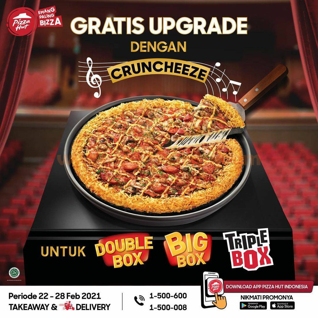 Promo Pizza HUT Black Meat Monsta With Cruncheeze! harga mulai Rp
