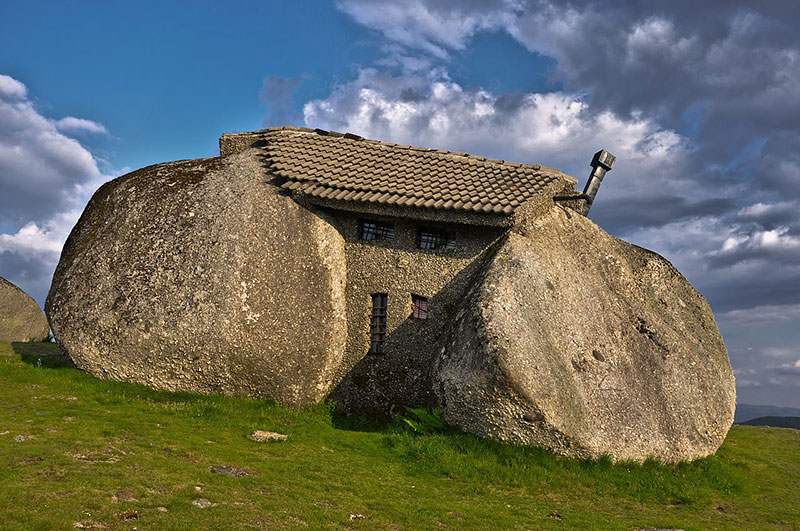 A Real Life Flintstones House In Portugal