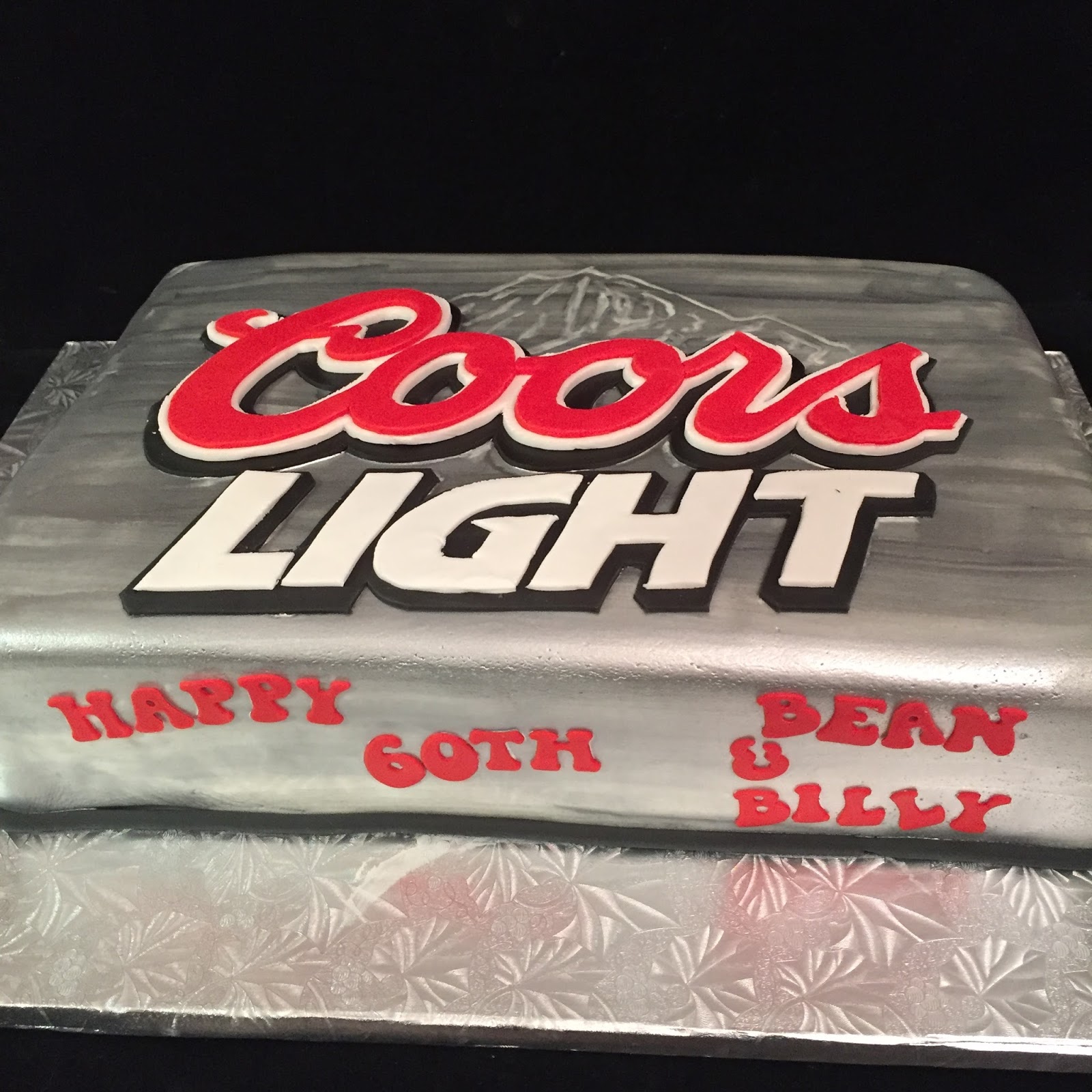 Coors Light Can Cake