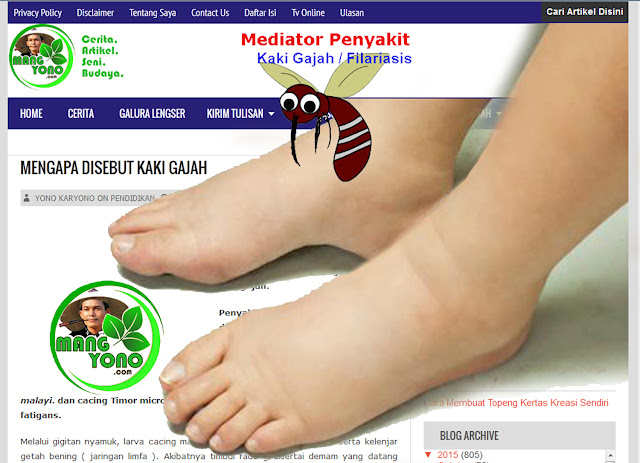 Mengapa disebut kaki gajah