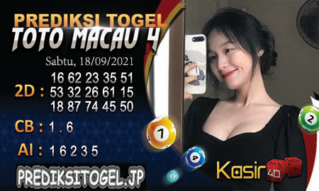 Prediksi Kasir4D Togel Macau Sabtu 18 September 2021