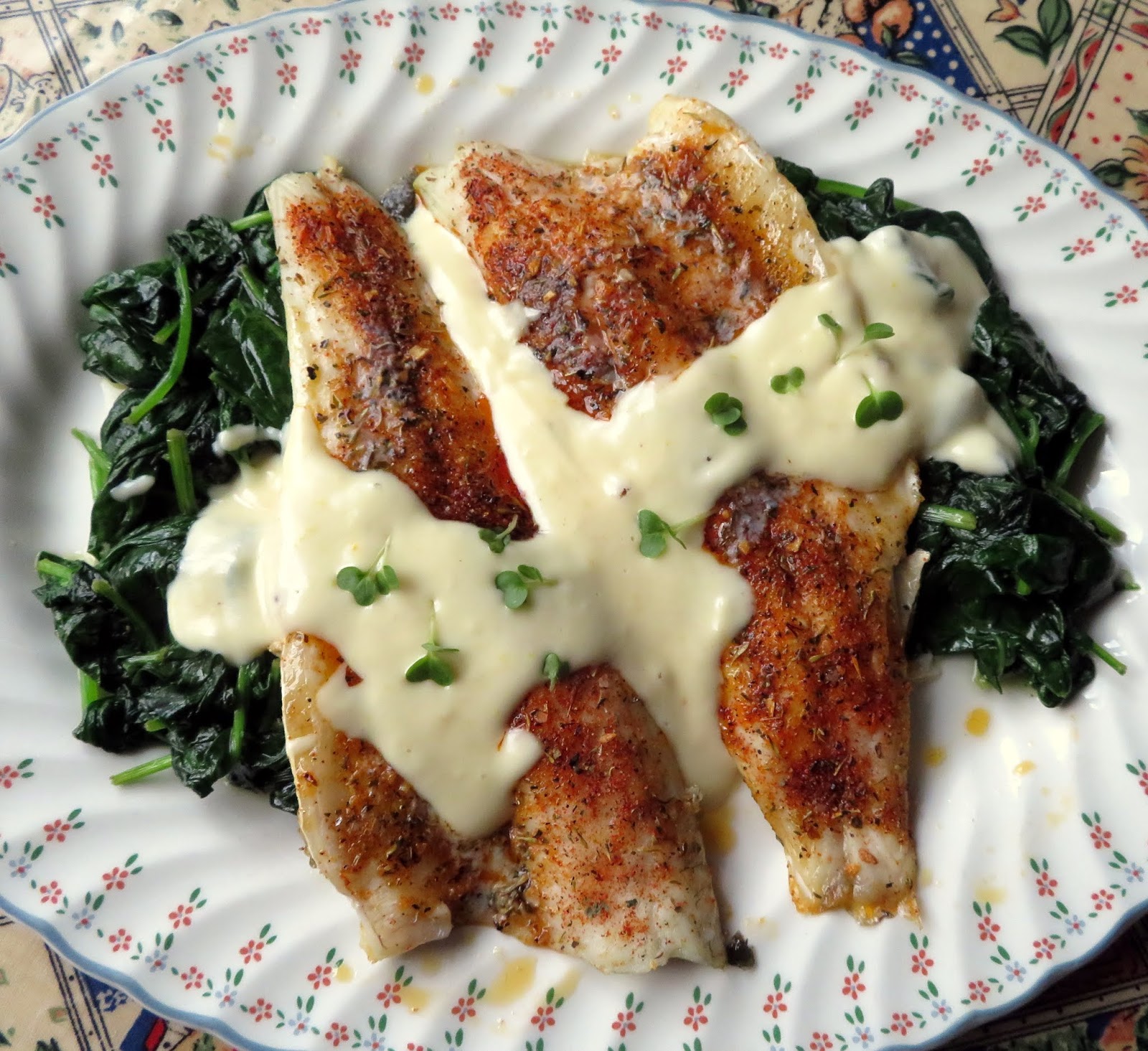 Roasted Sea Bass with a Lemon Parmesan Cream The English Kitchen