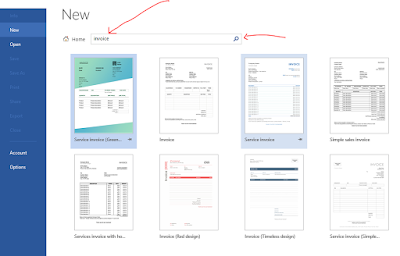 search for online templates invice ms word free gratis