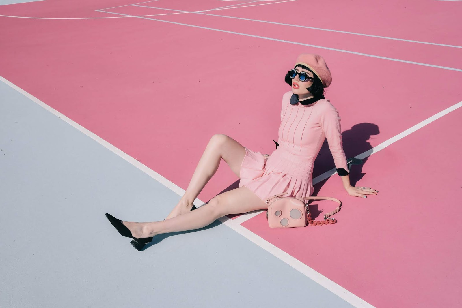pink courts