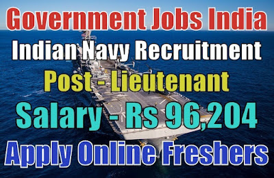 Indian Navy Recruitment 2018