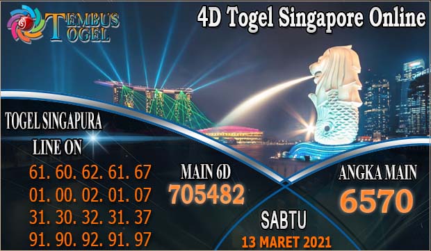 4D Togel Singapore Online Sabtu Tanggal 13 Maret 2021