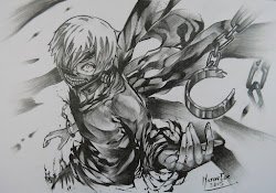 ghoul tokyo kaneki ken anime manga drawing drawings pencil