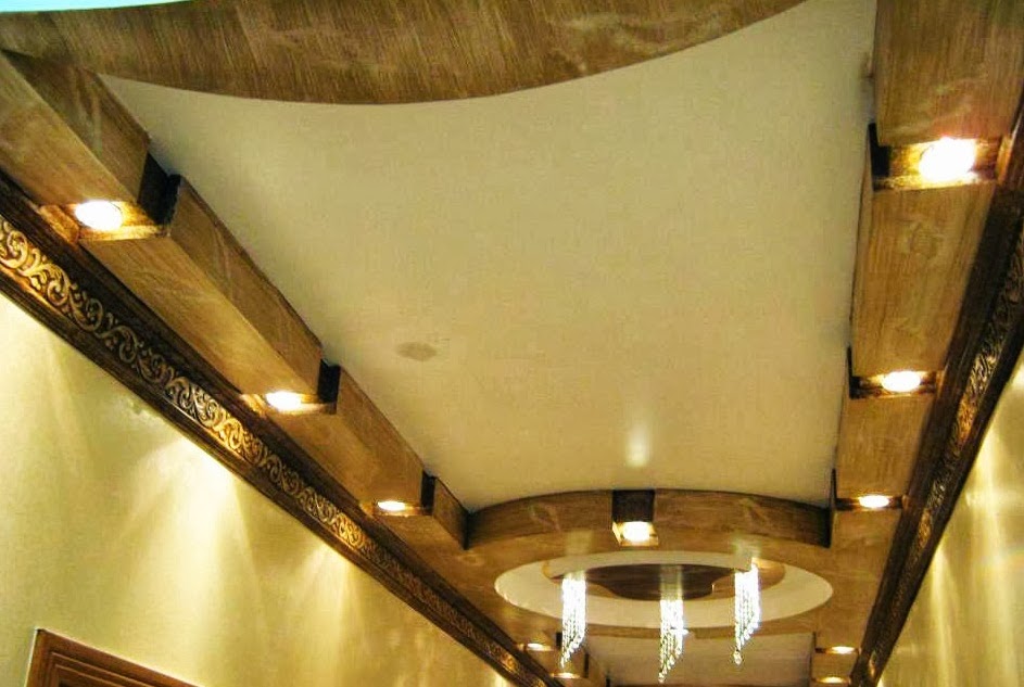 Salon marocaine moderne Faux Plafond Plâtre Décoration