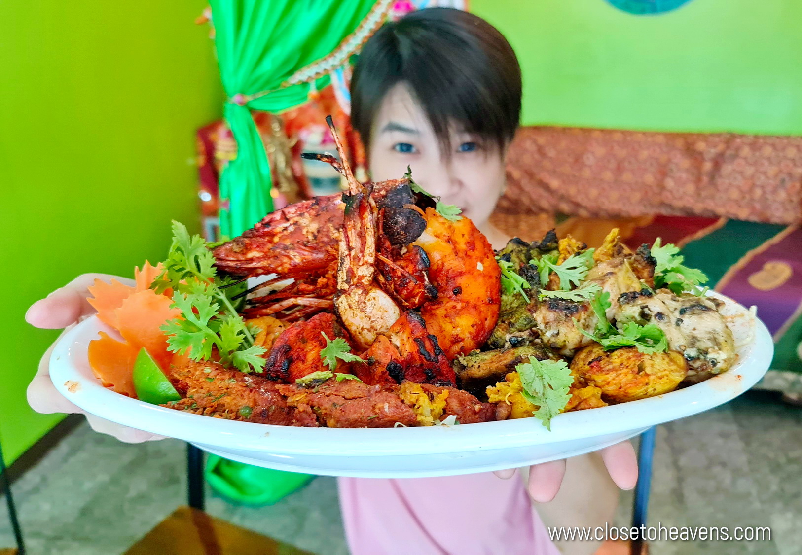 Indian Food Wala เจริญนคร 16 อาหารอินเดีย กุ้งยักษ์ หลักร้อย