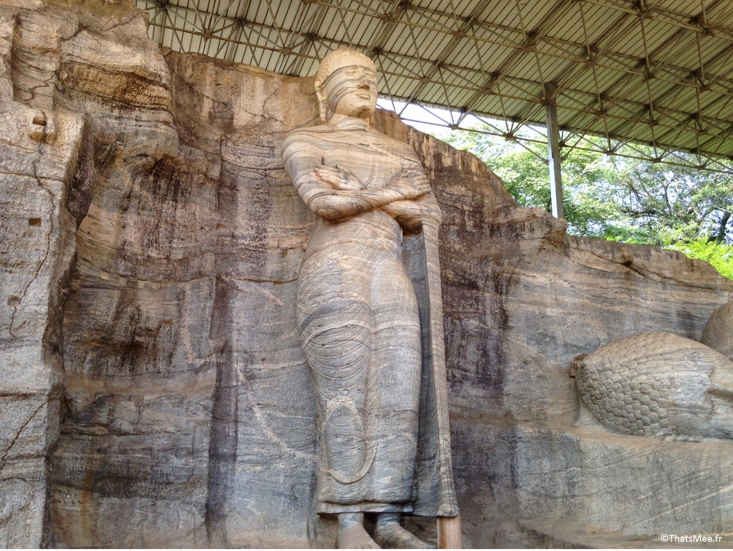 Polonnaruwa Gal Vihariya, Bouddha debout Sri-Lanka
