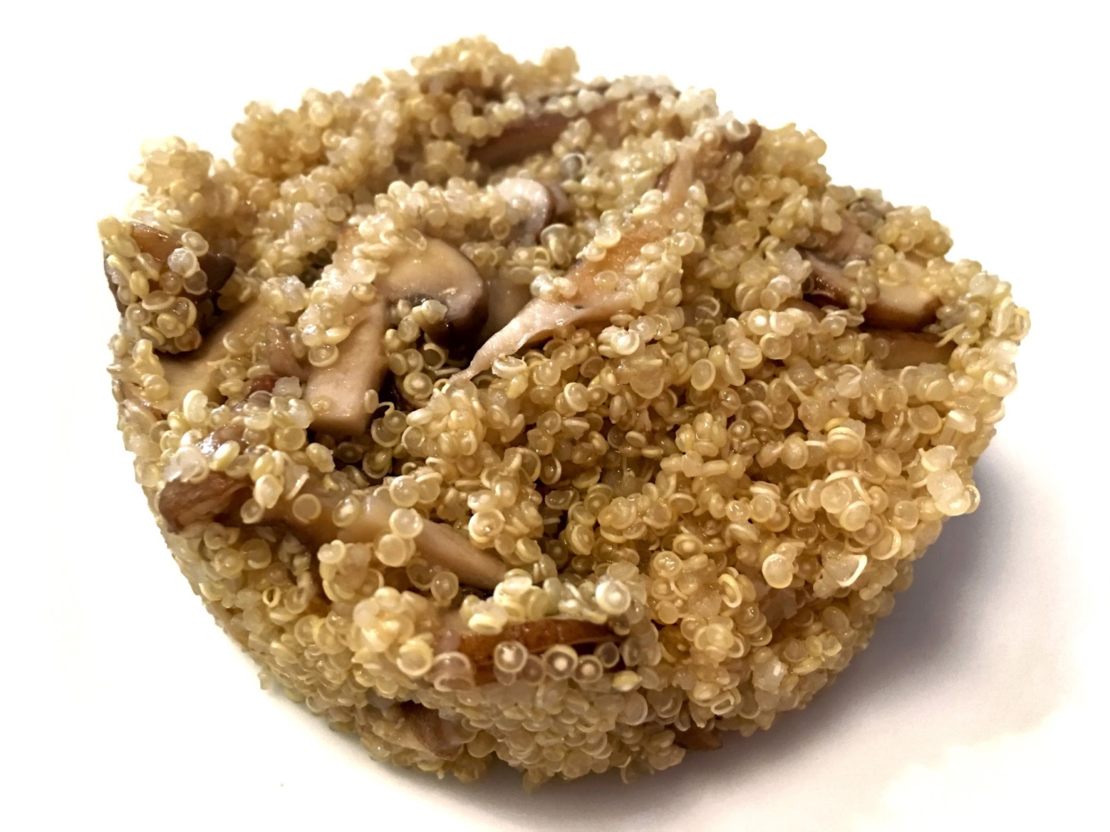 QUINOA CON SHITAKE Y PORTOBELLO / CUCHARA, CUCHILLO, TENEDOR