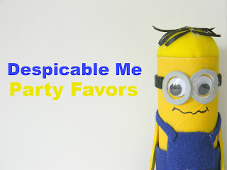 How to make Despicable Me Minion party favors 