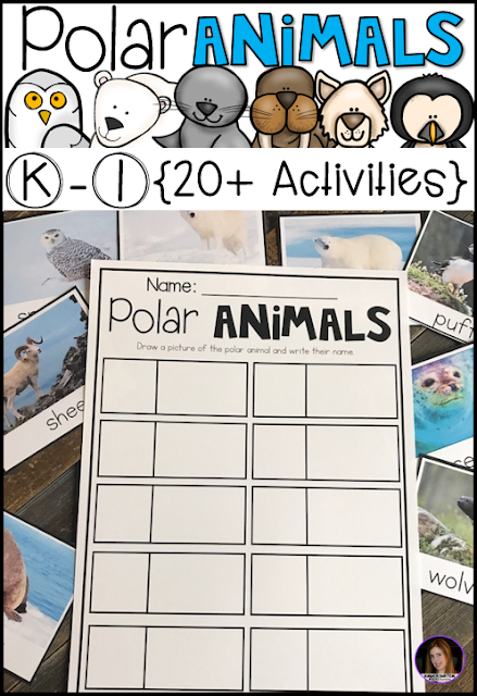 Are you looking for a factual unit to introduce polar animals in your kindergarten and first grade classroom?  Our polar animal unit is just what you need! 