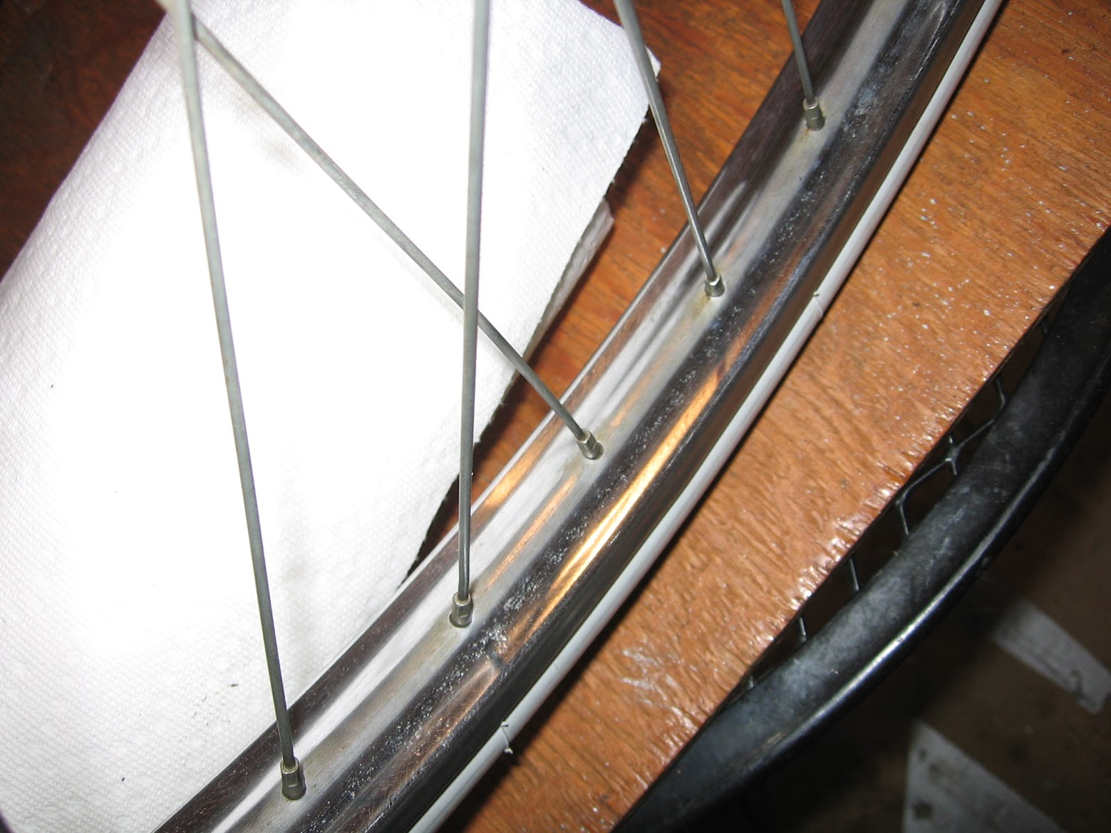 Rigida 20 trous en acier chromé pour vintage 349-21 Chopper Era Bike Rim 16 x 1 3/8