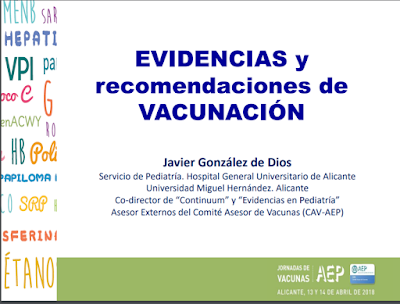 Evidencias y recomendaciones de vacunación